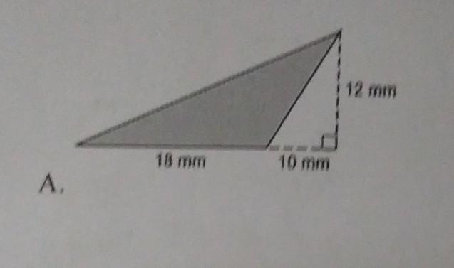 Find the area of each parallelogram of triangle. round to the nearest tenth if necessary-example-1