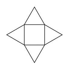 Consider the pyramid. 10 mm 8 mm 8 mm (a) Draw and label a net for the pyramid, (b-example-1