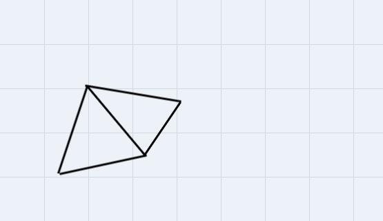 What does the dotted line on the geometric triangle mean?-example-1