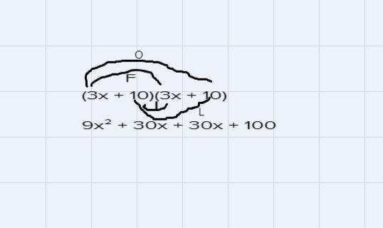 Please answer this using the foil method{9x}^(2) + 60x + 100-example-1