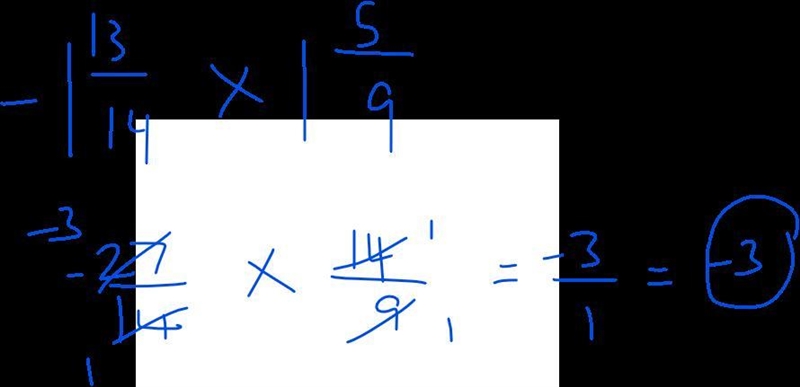 Multiply (-1 13/14) x (1 5/9) what is the product? enter your answer in the box​-example-1