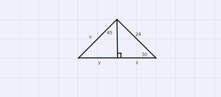 Solve for x y and z.-example-1