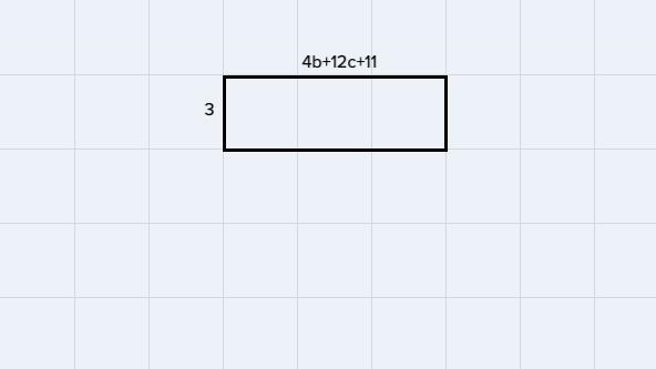 Use a rectangular array to write the product in standard form 3(4b + 12c + 11)-example-1