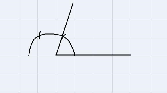 Construct a pair of parallel lines with a set of alternate interior angles that measure-example-1