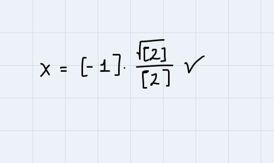 Given the unit circle what is the value of x-example-3