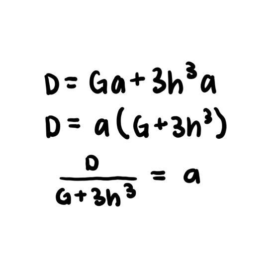 Solve the following equation for a. Be sure to take into account whether a letter-example-1