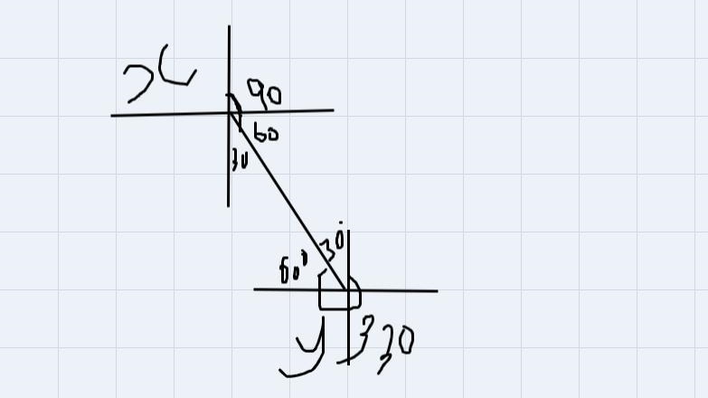 The bearing of X from Y is 330° what is the bearing of Y from X-example-1