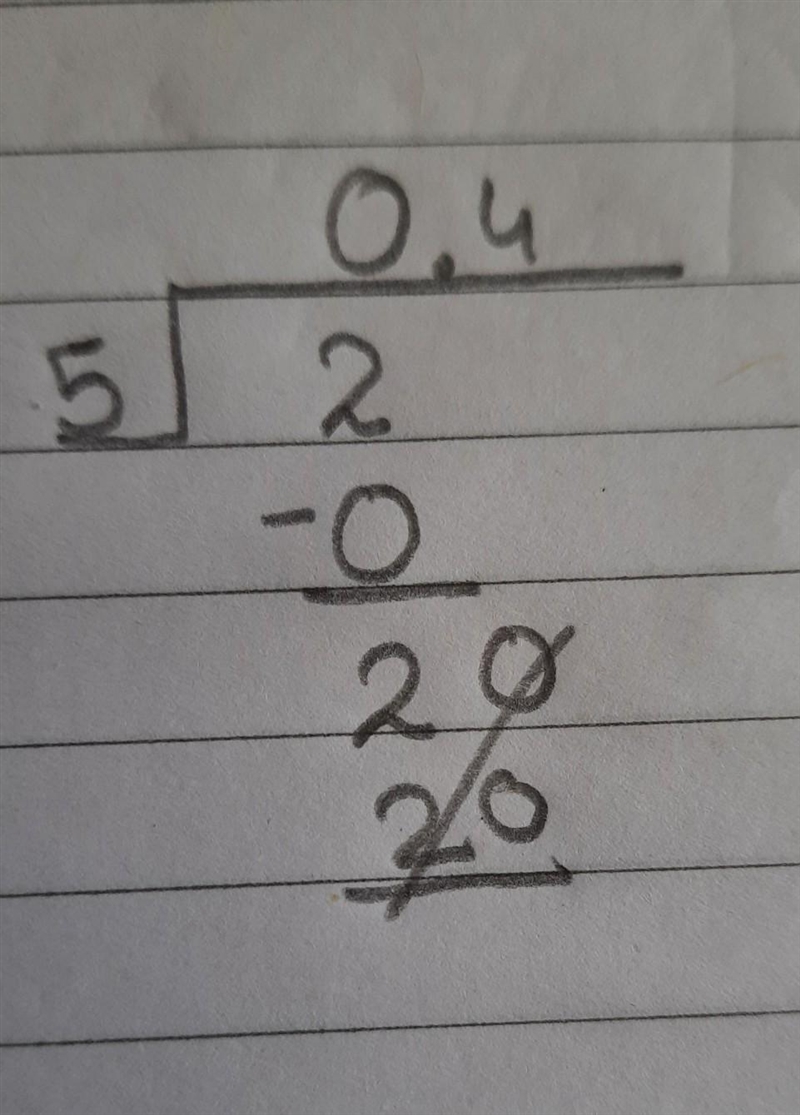 Change 2/5 in to decimal and show your working​-example-1