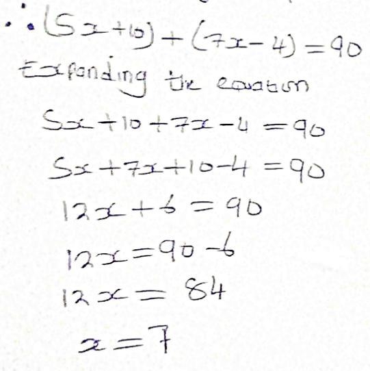 Find the value of x. x = ___-example-1