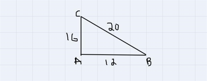 If a door has three points A,B,C with length AB=12ft, AC=16ft, and BC=20ft, is the-example-1