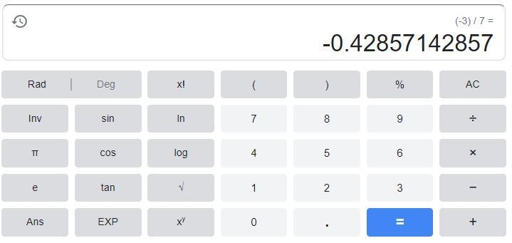 Make -3/7 into a decimal-example-1