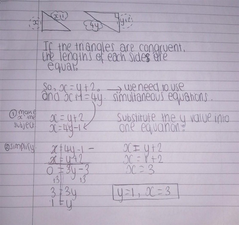 What is x and what is y-example-1