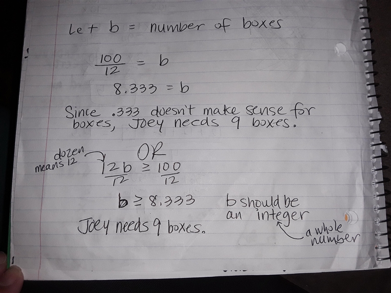 Joey owns a small bakery and today Phoebe has ordered 100 cookies. If Joey boxes the-example-1