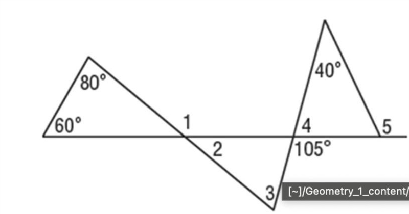 I got m<3=65 but not sure would you help thank you!find the measure of 3.-example-1