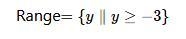 What is the domain ?what is the range?where is the graph bounded?where is the symmetry-example-1