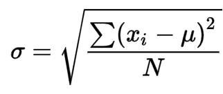 Calculate the range, population variance, and population standard deviation for the-example-4