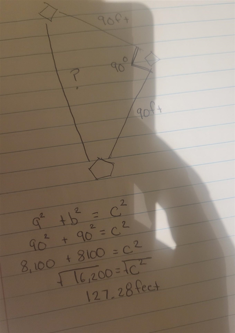 The distance from home plate to first base is 90 feet. The distance from first base-example-1