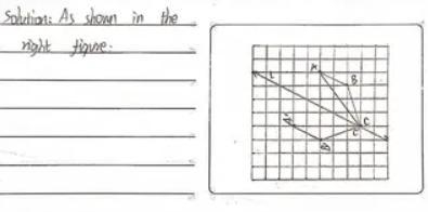 draw the image of abc after the reflection across line l. using your answer above-example-2