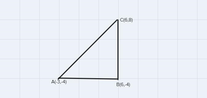 Nasir is laying out a garden in the shape of a right triangle. He draws it on the-example-1