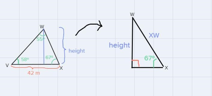 area of a triangle: law of sines!! help!!! another tutor couldn’t do it so they referred-example-4