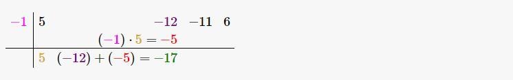 Use synthetic division to determine whether or not (x + 1) is a factor of (523 – 1222 – 11x-example-3