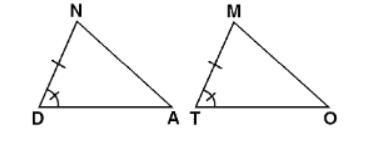 The pair of triangles below have two corresponding parts marked as congruent. What-example-1