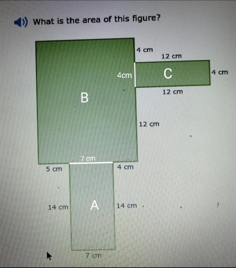 NO LINKS!! Part 16 What is the area of this figure?​-example-1