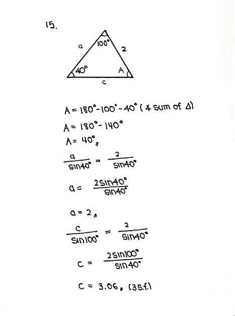 NO LINKS!!! Solve each triangle. Part 1a​-example-3