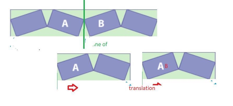 quilt is being designed to have a tessellation of parallelograms and triangles. Which-example-4