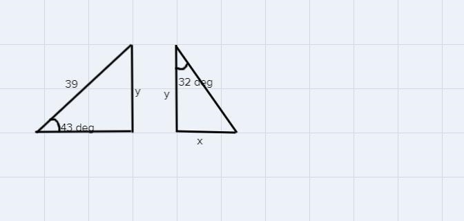 Fine side labels x and round intermediate numbers to the nearest tenth-example-1