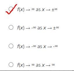 Find the end behavior of the polynomial function y = 9x2 + 8x + 9.-example-2