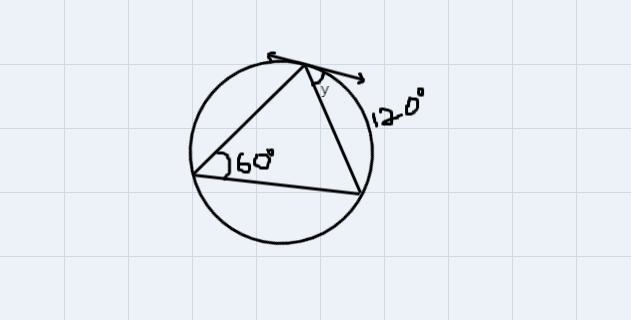 Find the value of y. y х J120° y = [?]°-example-1