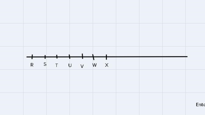 Refer to the line for Exercises 17-22.SU17. If RS 19 and RV = 71, find SV.18. If UV-example-1