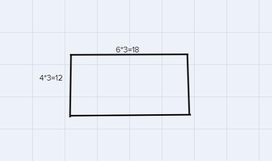 a rectangle with a base of 6 and height of 4 has been scaled with a scale factor of-example-2