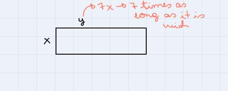 use two equations in two variables to solve the application.a rectangle is 7 times-example-1