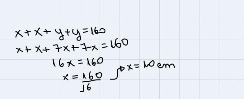 use two equations in two variables to solve the application.a rectangle is 7 times-example-2