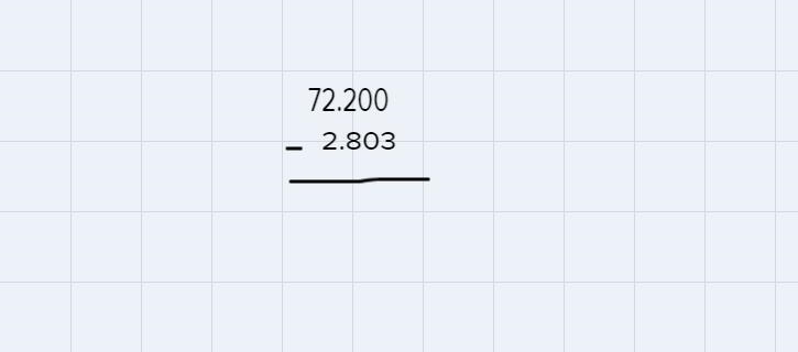 72.200-2.803 rounded to the nearest whole number. It would be 69.397 But I need help-example-1