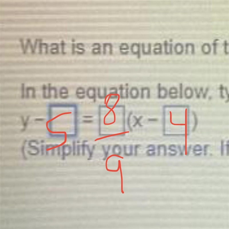 Find a point-slope equation of the line having the given slope and containing the-example-1