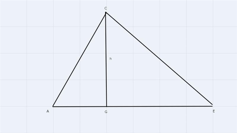 a.) Determine the perimeter of triangle ACE.b.) Let point G represent the intersection-example-1