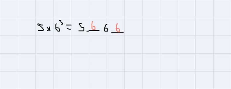 Use mental math to complete the pattern(5×6^3=5__6__? Can you help me with the two-example-1