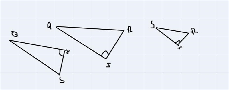 Help!! this assignment is due tonight! similar triangles: 11. Sketch the 3 similar-example-2