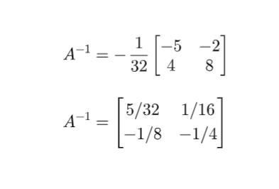 Find the inverse of the matrix8 2 -4 -5if it exists-example-4