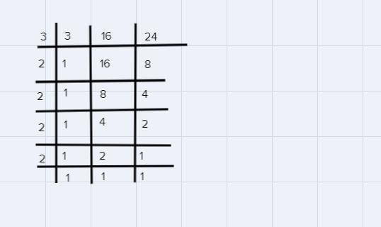 What is the LCM of 3, 16, 24-example-1