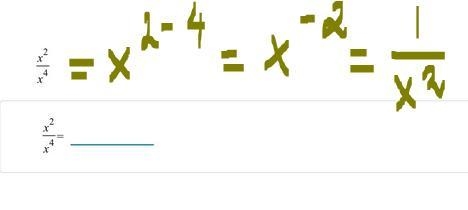 Simplify. Write the answer with positive exponents only. x2 x4-example-1