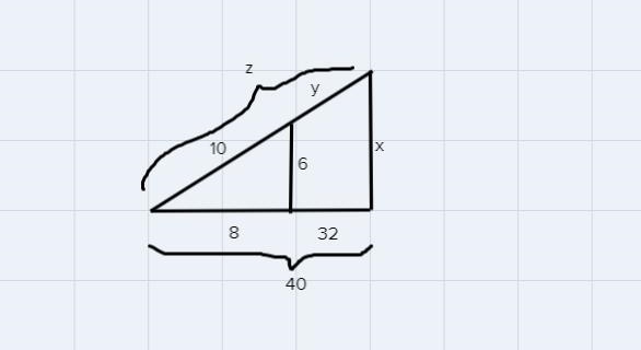 The following describes a dilation with center O and image of the segment of length-example-1