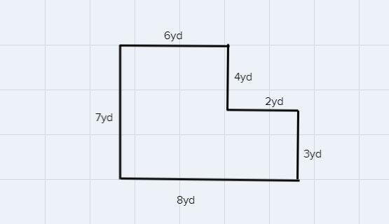 What is the perimeter of the figure Assume that all angles are right anglesA) 23 yardsB-example-1