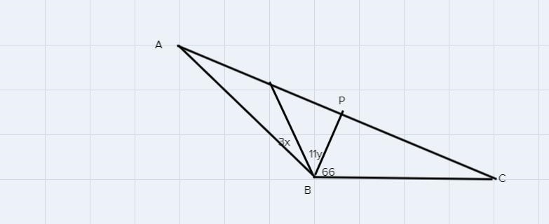 Construct an obtuse angle called ABC. Bisect ABC and call the new angles ABP and PBC-example-1