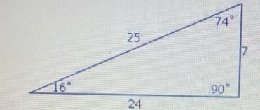 Question 5 of 10According to this diagram, what is cos 16°?-example-1