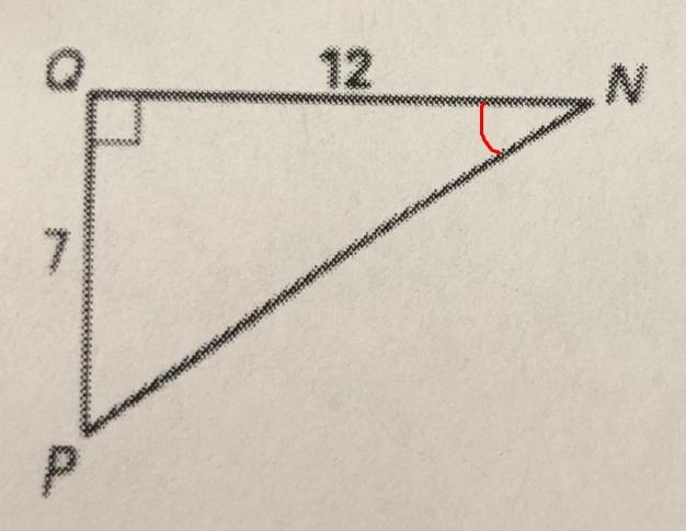 Solve the right triangle by determining the measurements of all missing sides and-example-2