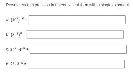 Rewrite each expression in an equivalent form with a single exponent.-example-1